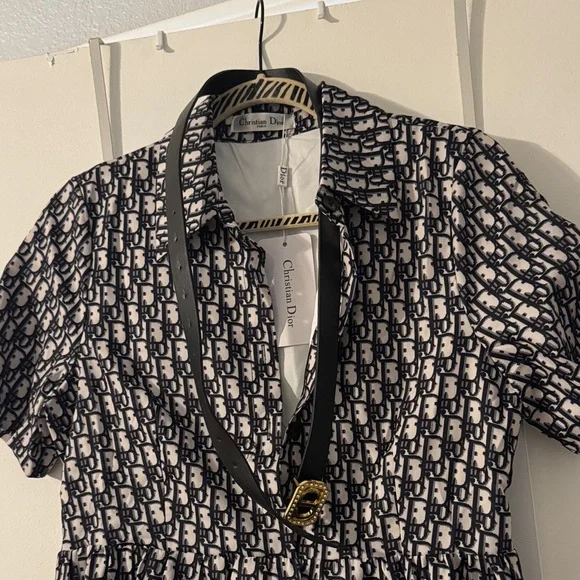 Dior Black and White Mini Dress - Picture 2 of 3